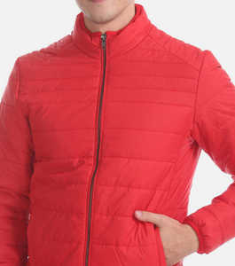 Veste matelassée de sport pour homme de haute qualité, couleur personnalisée, nouvelle conception, logo personnalisé, écologique, légère, séchage rapide, longue - Product Image 6