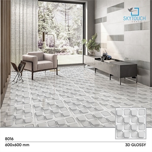 2022 nuevo teclado de superficie de cristal con acabado brillante, baldosas de suelo 3D, baldosas de porcelana India para diseño de paisaje de construcción - Product Image 3