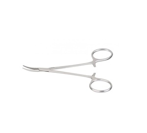 Pinza hemostática de acero inoxidable, Micro Halstead, Mosquito, curvada - Product Image 4