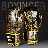 Gants d'entraînement de boxe sur mesure, différentes couleurs, texture peau de serpent, fermeture auto-agrippante, logo personnalisé, sangle de poignet en cuir