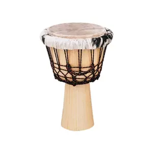 Djembe กลอง25เซนติเมตรมือกลองไม้ Djembe