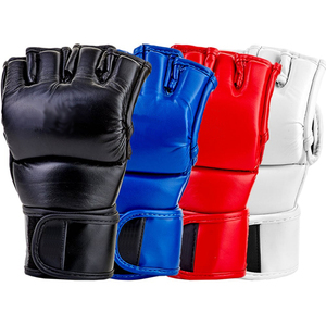 Gants de combat MMA pour hommes, manicle de différentes couleurs, en cuir, impression personnalisée, vente en gros - Product Image 1