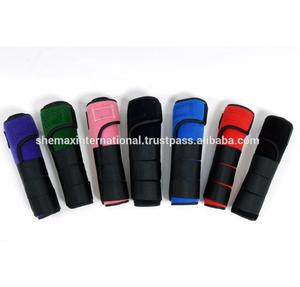 Bottes de protection pour les jambes de cheval SHEMAX EQUINE SPORT MEDICINE, pour le saut d'obstacles, avec soutien et brossage - Product Image 5