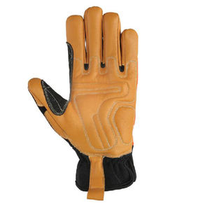 Guantes mecánicos de protección profesional para exteriores personalizados altamente recomendados hechos de cuero y PU - Product Image 3