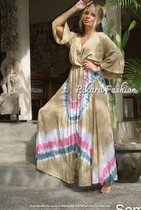 เดรสแฟชั่นฤดูร้อนของผู้หญิงเดรสแม็กซี่ลายดอกไม้สไตล์ลำลองใหม่2023 - Product Image 3