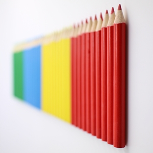 Lápiz de madera multicolor, tamaño mini - Product Image 2