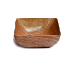 Handcrafted Wooden <b>Square</b> Bowl with Smooth Finish for Stylish Serving and Modern Kitchen Dining Decor - Product Image 1