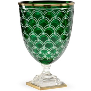 Florero de cristal de diseño clásico de Venta caliente tamaño personalizado forma Logo usos en la decoración del hotel del hogar - Product Image 5