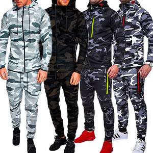 Survêtement d'hiver pour homme en molleton de coton épais, vêtements de sport personnalisés avec impression OEM, haute qualité, nouveau design, confortable et uni - Product Image 3