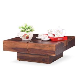 Mesa de centro de estilo tradicional Melvin, muebles elegantes para sala de estar para uso doméstico - Product Image 3