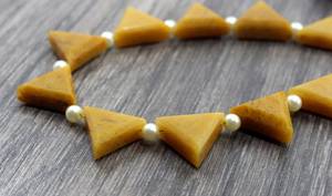 Pierre précieuse d'aventurine jaune naturelle 11 pièces perles à facettes 2020 vente en gros fabricant authentique de haute qualité - Product Image 5