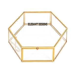 กล่องเครื่องประดับโลหะสามช่องชุบทองราคาไม่แพงกล่องเครื่องประดับแฟชั่นใหม่คลาสสิก - Product Image 4