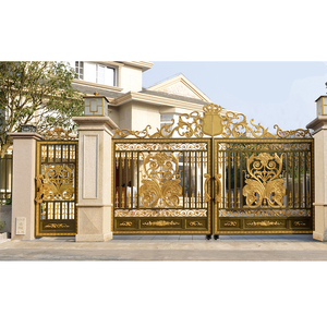 Porte d'entrée moderne, 1 pièce, design en aluminium, Style européen, portes décoratives - Product Image 5