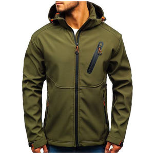 Veste Softshell d'extérieur à capuche respirante et coupe-vent de haute qualité Durable et Durable, taille et couleur personnalisées - Product Image 1