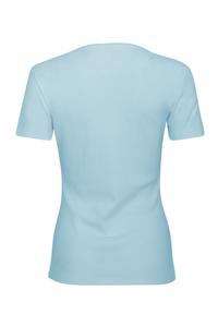 OEM-Camiseta de manga corta para mujer, prenda de vestir, de algodón puro, con diseño impreso personalizado, hecha en Pakistán, 100% - Product Image 6