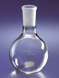 Frasco de vidrio de laboratorio de un solo cuello personalizable Junta intercambiable Fondo plano Cuello corto/medio Plástico para OEM experimental - Product Image 6