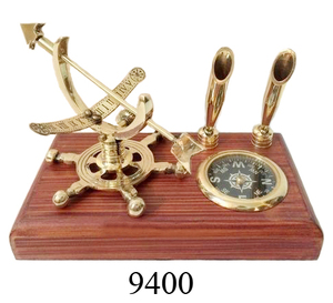 Portalápices y Bolígrafos de Latón con Diseño de Brújula, Decorativos, Náuticos, de Alta Calidad y Gran Venta - Product Image 2