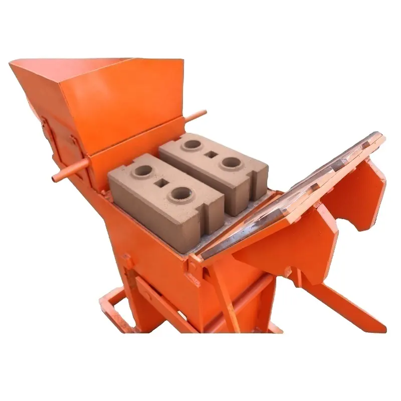 XM2-40 हाइड्रोलिक प्रेस अर्ध स्वचालित मिट्टी मिट्टी इंटरलॉकिंग ईंट ब्लॉक बनाने की मशीन