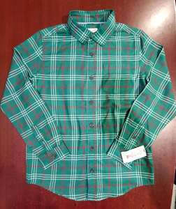 Chemises en flanelle décontractées à manches longues pour adolescents, de marque haut de gamme, en surplus, à boutons, unies, en coton à séchage rapide - Product Image 3