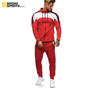 Men Tracksuit Two Pieces Set Men's Zipper Hoodie <b>Jacket</b> Sweatshirt + Pants Male Jogging Tracksuit Sportswear Outfit - Product Image 4