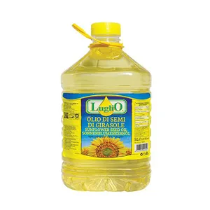 Aceite de girasol de cocina desodorizado refinado, 1 L, 100 amarillo, luz Premium, OEM, botella de vidrio, embalaje a granel, trabajo de alimentos