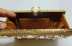 Custom Women Lady Fashion Mother of Pearl Evening <b>Bag</b> Clear <b>Boxed</b> Purse Acrylic <b>Clutch</b> <b>Bag</b> - Product Image 6