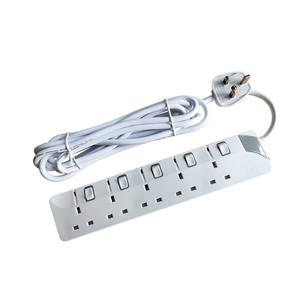 Forme carrée uk prise de courant avec protection contre les surcharges - Product Image 1