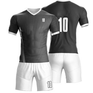 Chándales de fútbol para niños Uniforme deportivo de malla transpirable para niños Jersey Trajes de entrenamiento Camisetas de manga corta y pantalones cortos Conjuntos de ropa de equipo - Product Image 2