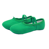 Chaussures de danse pliables professionnelles en toile pour filles et femmes, en cuir verni personnalisé OEM de haute qualité, pour la danse extensible – Vente en gros