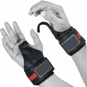 Equipo de Fitness Gym Power Lifting Rod Hooks Soporte de muñeca Mancuerna Bar Ganchos Premium 8mm Grueso Acolchado Entrenamiento Muñequeras - Product Image 5