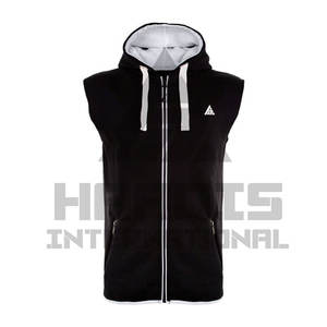 New Arrive Hot Sale Wholesale <b>Sleeveless</b> <b>Hoodie</b> High Quality for <b>Men's</b> With <b>Sleeveless</b> Hoodies for <b>Men's</b> - Product Image 1