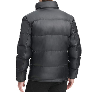 Chaqueta acolchada personalizada con cremallera para hombre, ropa informal, de invierno, los más nuevos diseños, venta al por mayor - Product Image 2