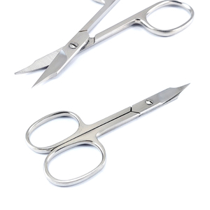 Ciseaux à ongles 9.5 CM Sharp Conseils Acier Inoxydable Manucure Ciseaux Courbes Lame En Gros Professionnel Qualité - Product Image 1