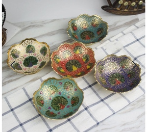 Juego de cuencos de latón para servir de 5 uds. Para utensilios de cocina, hoteles y restaurantes, decoración de cuencos de sopa, diseño moderno, aperitivos de comida de latón y ensaladera - Product Image 4