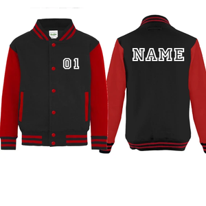 Blouson d'aviateur en polyester pour hommes, uniforme de baseball, avec logo personnalisé, vestes Letterman d'hiver - Product Image 6