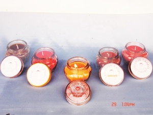 decorative wax Candle jars votives - Product Image 2