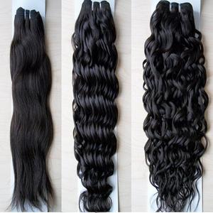 Extensiones de Cabello Remy 100% Virgen Sin Procesar con Cutícula Alineada, Ondulado Suelto Indio, Paquetes de Cabello Natural TEMPLE - Product Image 1