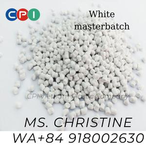 Masterbatch blanc LDPE+LLDPE TiO2 antistatique de qualité alimentaire pour films soufflés, films coulés, moules, tuyaux, fibres CP05 ISO9001 - Product Image 5