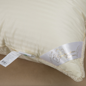 Almohada de cama Retro 70x70 para dormir 100% algodón pluma de ganso Natural almohada transpirable con precio competitivo almohada de cama - Product Image 5