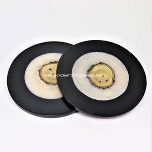 Lot de 6 sous-verres en résine époxy et MDF, pièces de décoration pour la maison et la cuisine, fabricant et fournisseur depuis l'inde - Product Image 2