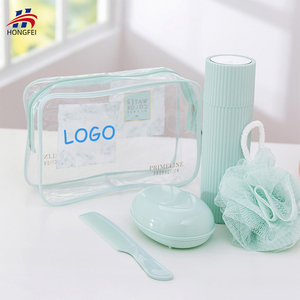 شعار مخصص بسعر الجملة <span class=keywords><strong>PVC</strong></span> مستلزمات حقيبة التخزين شفافة للماء الحمام حقيبة التخزين واضح <span class=keywords><strong>PVC</strong></span> المرأة التجميل حقيبة مستحضرات تجميل - Product Image 2