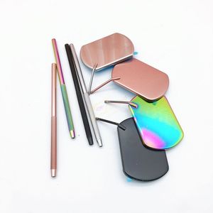 Miroir buccal amovible pour blanchiment des dents, portable, avec poignée de couleur unie, en acier inoxydable - Product Image 3