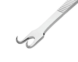 Cirugía Plástica quirúrgica, Gubisch Kilner, Retractor de Alar con gancho Nasal doble, 5x10mm, acero inoxidable afilado, aprobado por la CE - Product Image 3