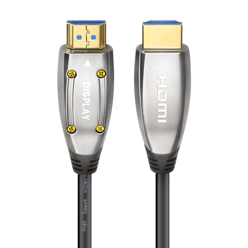 Удлинительный кабель HDMI Поддержка 48 Гбит/с 8K @ 60 Гц 4K @ 120 Гц АОС волоконно-оптического кабеля hdmi Гибридный типа с кевларовым OM3 оптоволоконный кабель HDMI
