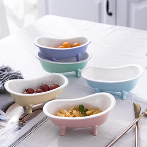 Tazón de Cerámica Color Caramelo para Helado, Postre, Fruta, Ensalada, Pudín, Cócteles y Bandeja para Frutas - Product Image 4