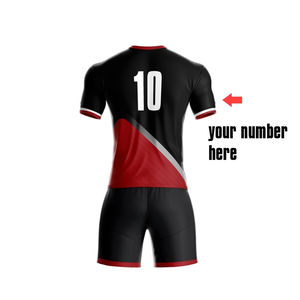 ชุดเสื้อเจอร์ซีย์ฟุตบอลสำหรับผู้ชายชุดฟุตบอลแบบสั่งทำพร้อมโลโก้ - Product Image 6