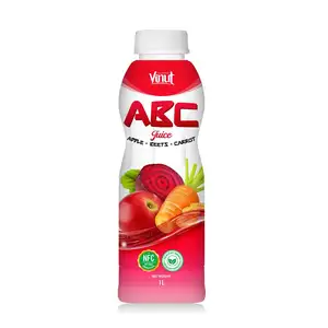 Bottiglia VINUT da 1 litro ABC (carota di barbabietola di mele) succo naturale etichetta privata certificato OEM ODM HALAL BRC