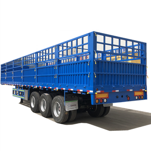 Hek Cargo Trailer Gebruikt Semi Trailer Zijwand <span class=keywords><strong>Stake</strong></span> Vrachtwagen Truck Trailer - Product Image 1