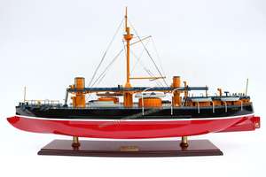 Modèle de bateau en bois CAIIO DUILIO, artisanal, style nautique, décoration d'intérieur, caractéristique régionale européenne, cadeau original - Product Image 2