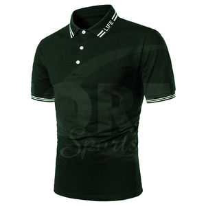 Venta al por mayor 100% camisas de polo de algodón para hombres logotipo personalizado de moda nueva ropa disponible en mangas cortas largas técnicas oscuras - Product Image 1